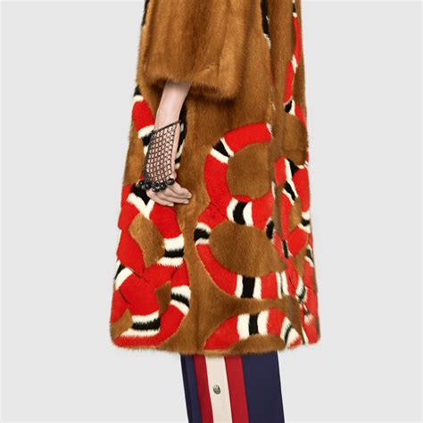 gucci jacket on sale|Gucci fur coats female.